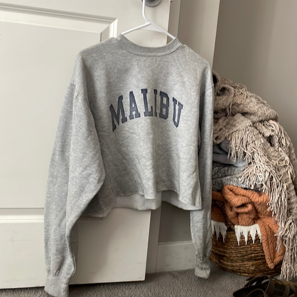 Brandy Melville Cropped Crewneck